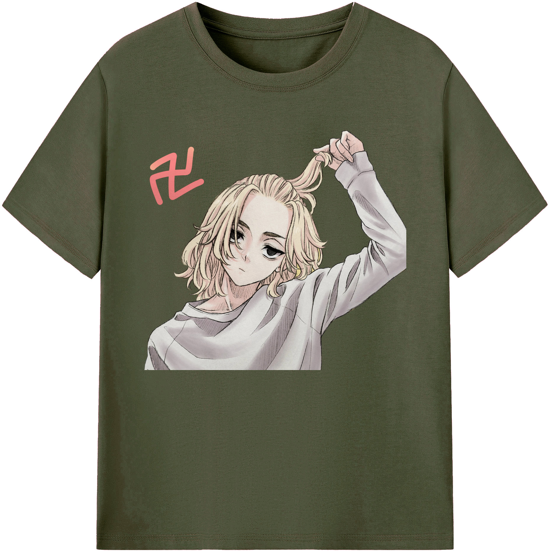 （画像用） 東京リベンジャーズ Tokyo Revengers 綿100％ メンズ半袖Tシャツ｜肌触りやわらか＆通気性